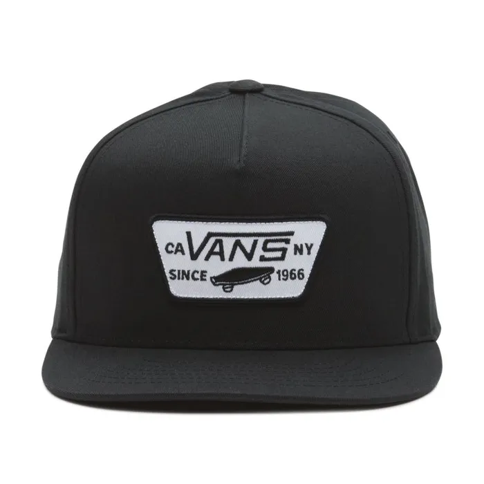 Hats and Beanies Men Vans Full Patch Snapback Hat True Black