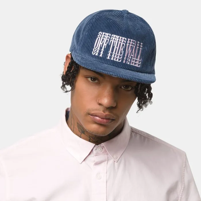 Hats and Beanies Men Vans Lounging Shallow Unstructured Hat Dress Blues
