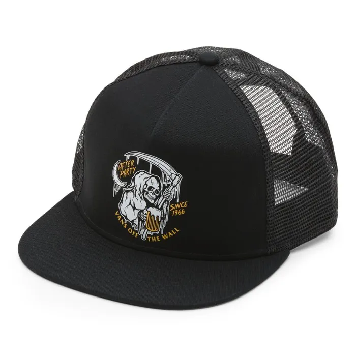 Hats and Beanies Men Vans Wiest Trucker Hat Black