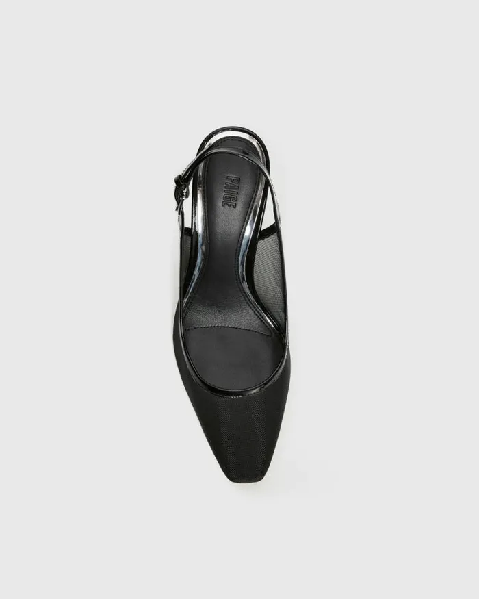 Heels and Wedges Women PAIGE Kaela Pump 8211 Black Mesh Heels and Wedges Women PAIGE Kaela Pump 8211 Black Mesh