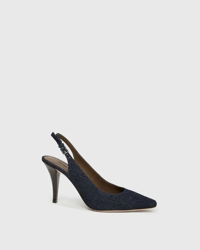 Heels and Wedges Women PAIGE Kaela Pump 8211 Dark Indigo