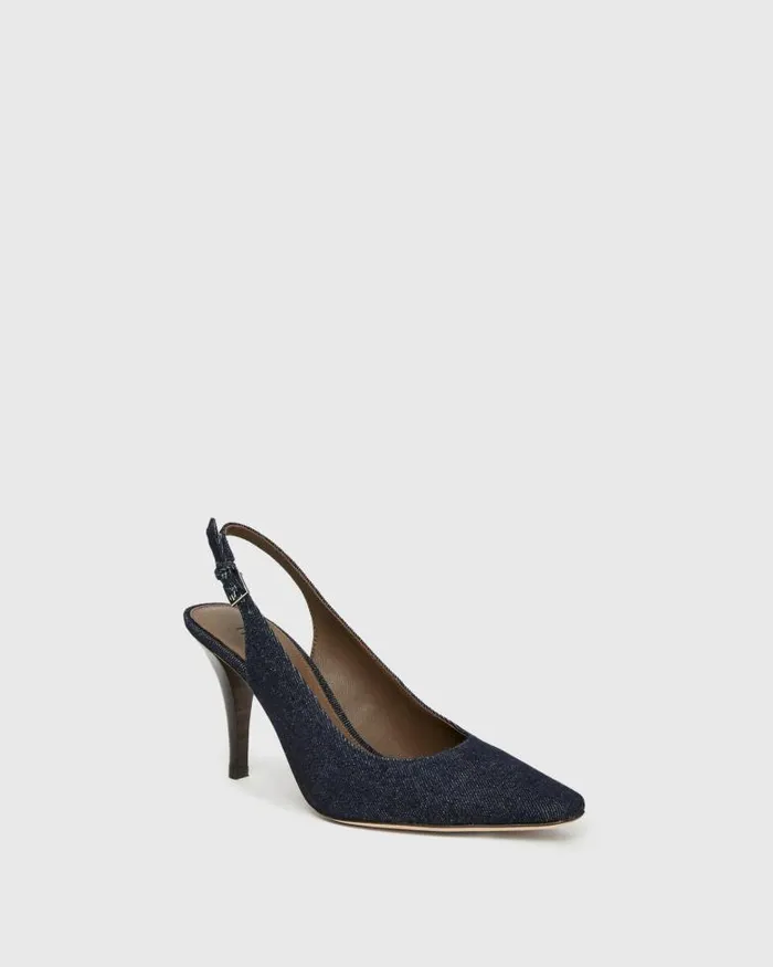 Heels and Wedges Women PAIGE Kaela Pump 8211 Dark Indigo Heels and Wedges Women PAIGE Kaela Pump 8211 Dark Indigo