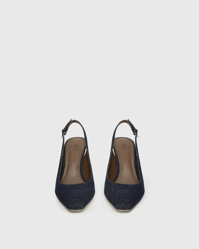 Heels and Wedges Women PAIGE Kaela Pump 8211 Dark Indigo Heels and Wedges Women PAIGE Kaela Pump 8211 Dark Indigo