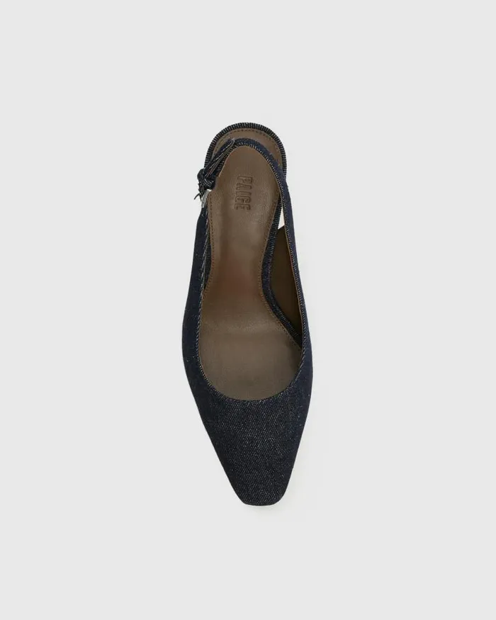 Heels and Wedges Women PAIGE Kaela Pump 8211 Dark Indigo Heels and Wedges Women PAIGE Kaela Pump 8211 Dark Indigo