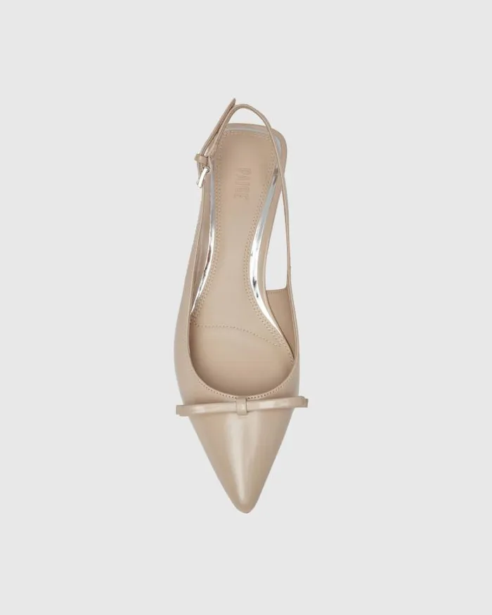 Heels and Wedges Women PAIGE Mylah Pump 8211 Light Tan Leather Heels and Wedges Women PAIGE Mylah Pump 8211 Light Tan Leather