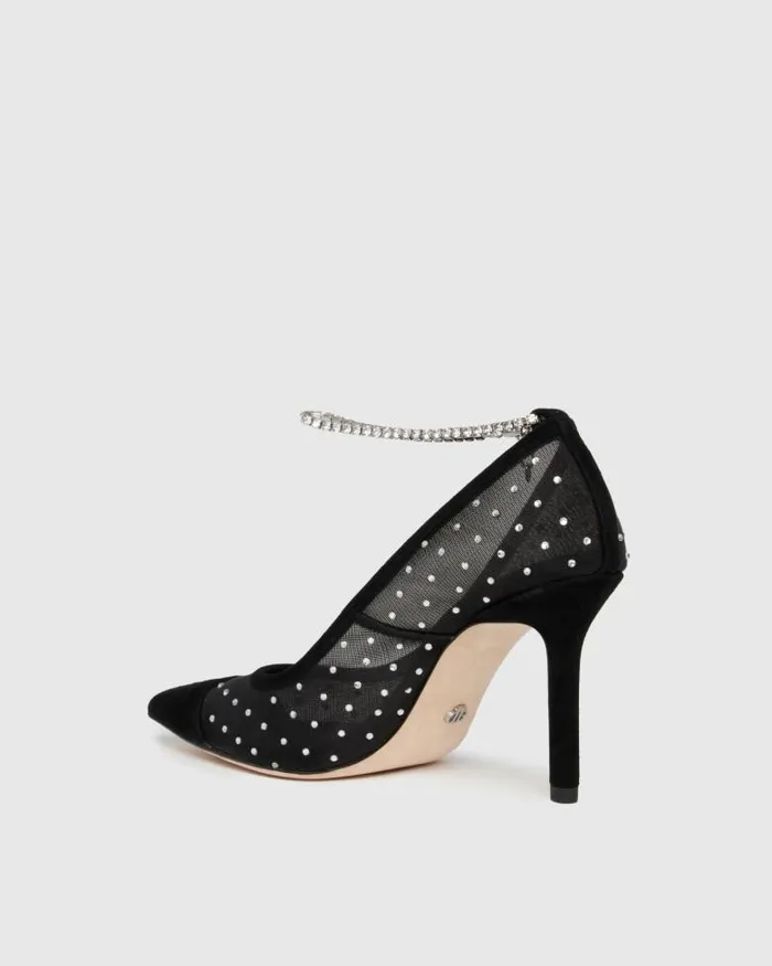 Heels and Wedges Women PAIGE Silva Pump 8211 Black Mesh Heels and Wedges Women PAIGE Silva Pump 8211 Black Mesh