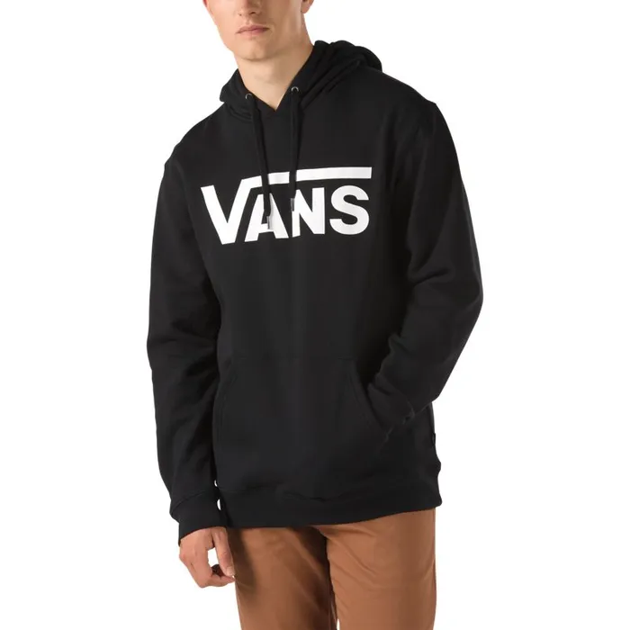 Hoodies and Jackets Men Vans Classic Pullover Hoodie Black and White