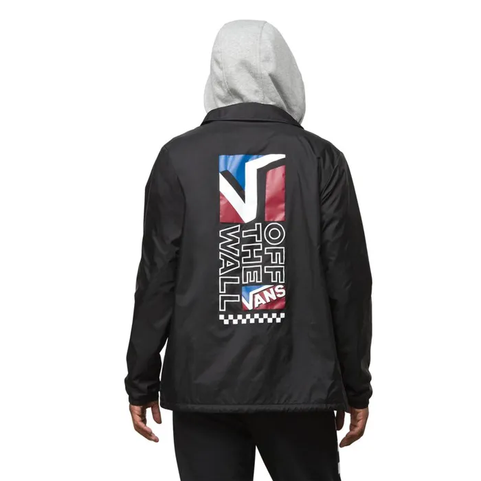 Hoodies and Jackets Men Vans Riley Jacket Black Dimension