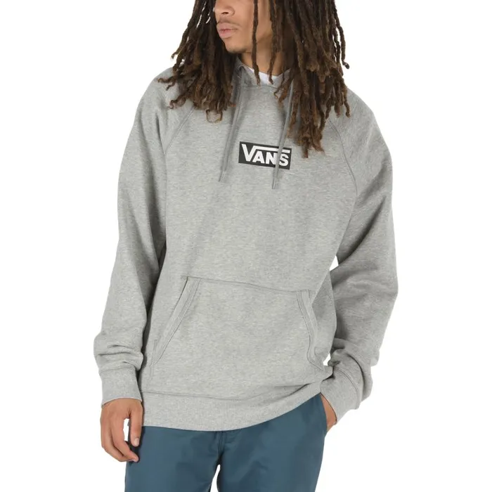 Hoodies and Jackets Men Vans Versa Standard Hoodie Cement Heather