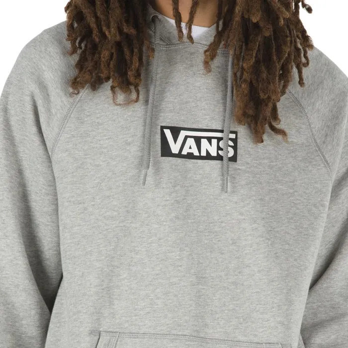 Hoodies and Jackets Men Vans Versa Standard Hoodie Cement Heather