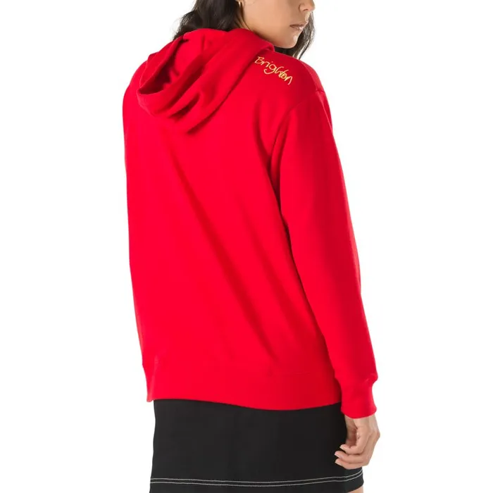 Hoodies and Jackets Women Vans Brighton Boyfriend Hoodie Racing Red Hoodies and Jackets Women Vans Brighton Boyfriend Hoodie Racing Red