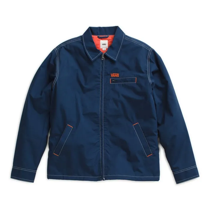 Hoodies and Jackets Women Vans Pro Stitched Station Jacket Dress Blues