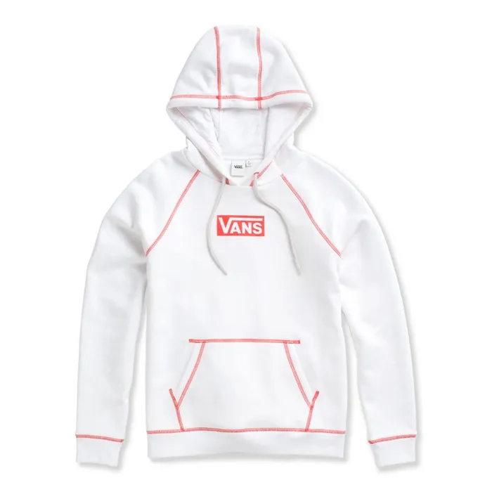 Hoodies and Jackets Women Vans Pro Stitched Versa Hoodie White