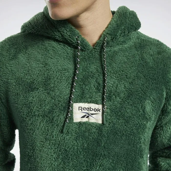 Hoodies and Sweatshirts Mens Reebok Classics Winter Escape Hoodie Utility Green