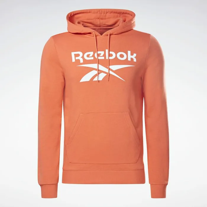 Hoodies and Sweatshirts Mens Reebok Identity Big Logo Hoodie Dynamic Red