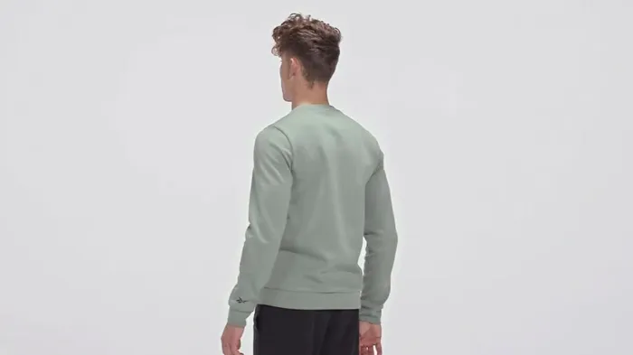 Hoodies and Sweatshirts Mens Reebok MYT Crew Sweatshirt Harmony Green