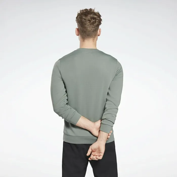 Hoodies and Sweatshirts Mens Reebok MYT Crew Sweatshirt Harmony Green