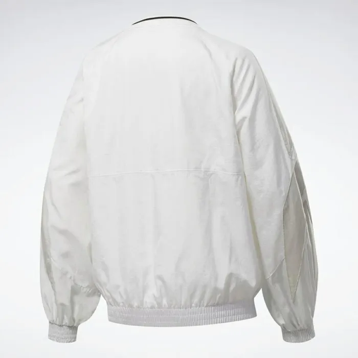 Hoodies and Sweatshirts Womens Reebok Classics Twin Vector Crew Sweatshirt White Alabaster