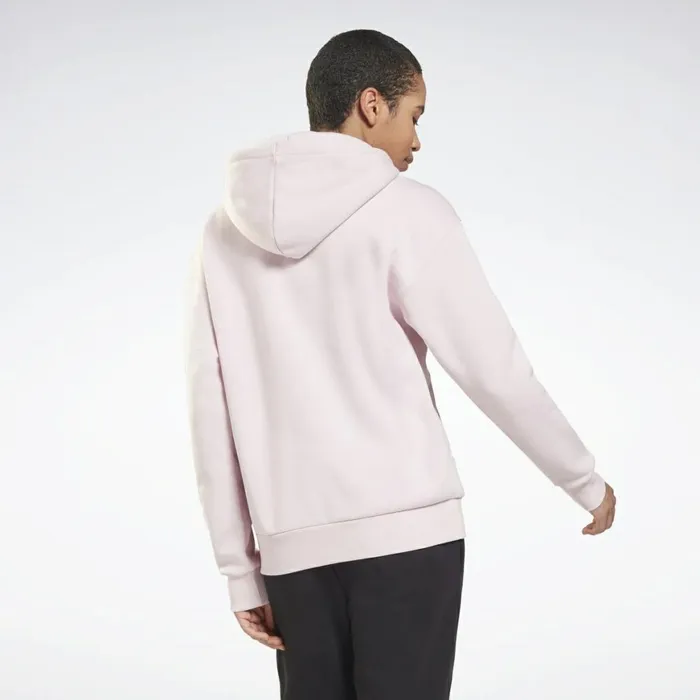 Hoodies and Sweatshirts Womens Reebok Identity Logo Fleece Pullover Hoodie Frost Berry