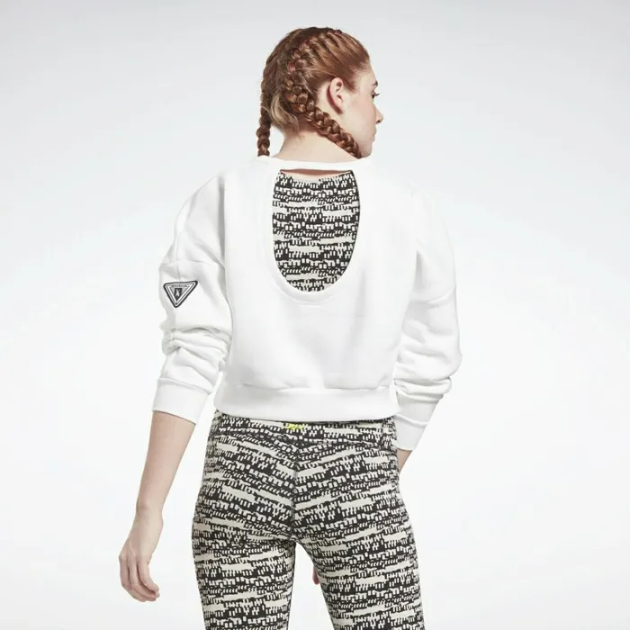 Hoodies and Sweatshirts Womens Reebok MYT Crew Sweatshirt White