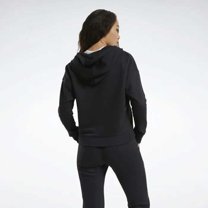 Hoodies and Sweatshirts Womens Reebok Training Essentials Logo Hoodie Black