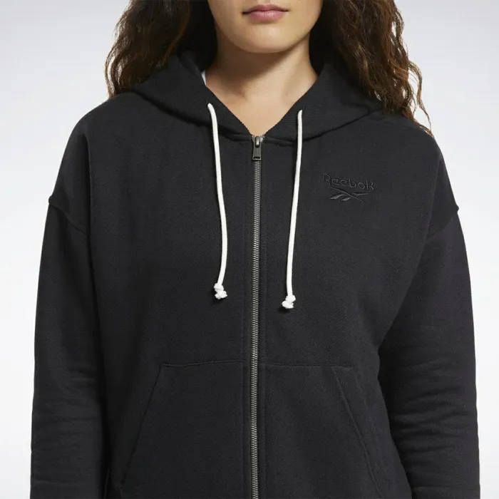 Hoodies and Sweatshirts Womens Reebok Training Essentials Logo Hoodie Black