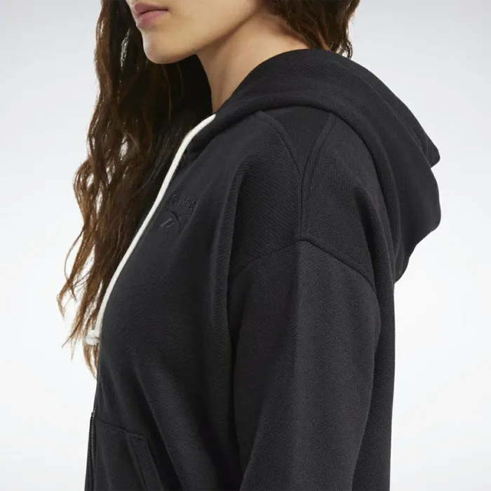 Hoodies and Sweatshirts Womens Reebok Training Essentials Logo Hoodie Black