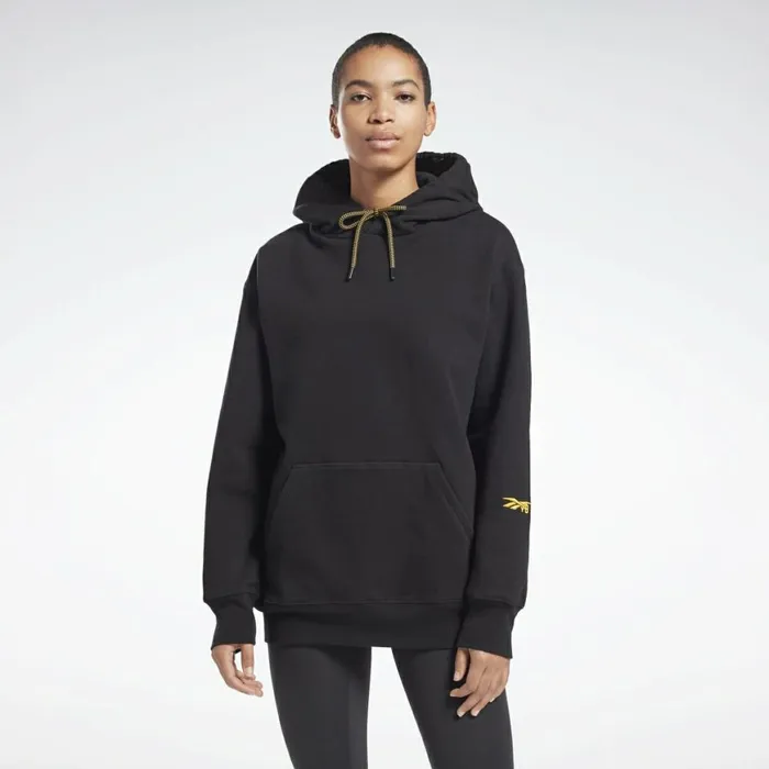 Hoodies and Sweatshirts Womens Reebok VB Hoodie Black