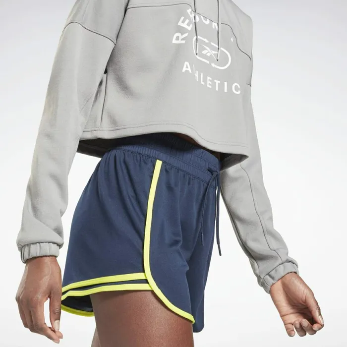 Hoodies and Sweatshirts Womens Reebok Workout Ready Sweatshirt Mgh Solid Grey