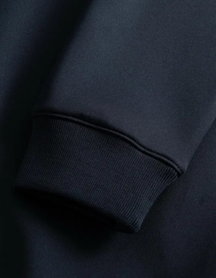 HoodiesSweatshirts Men Les Deux Ballier Track HalfZip Sweatshirt 8211 Dark Navy