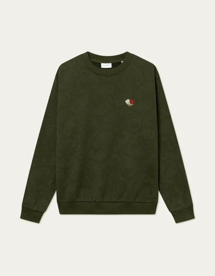 HoodiesSweatshirts Men Les Deux Clyde AOP Sweatshirt 8211 Rosin