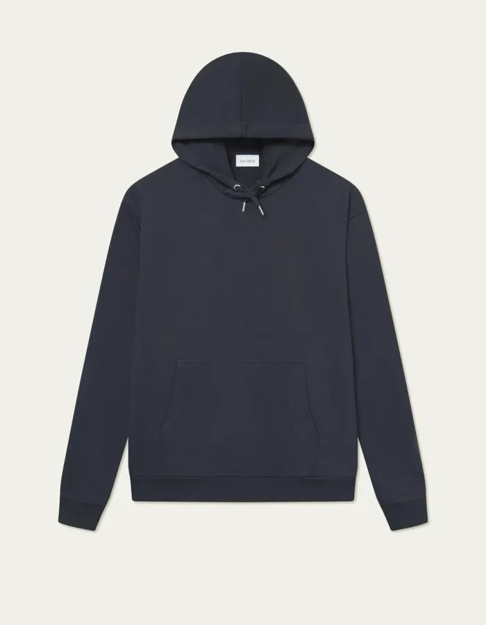 HoodiesSweatshirts Men Les Deux Crew Hoodie 8211 Dark Navy
