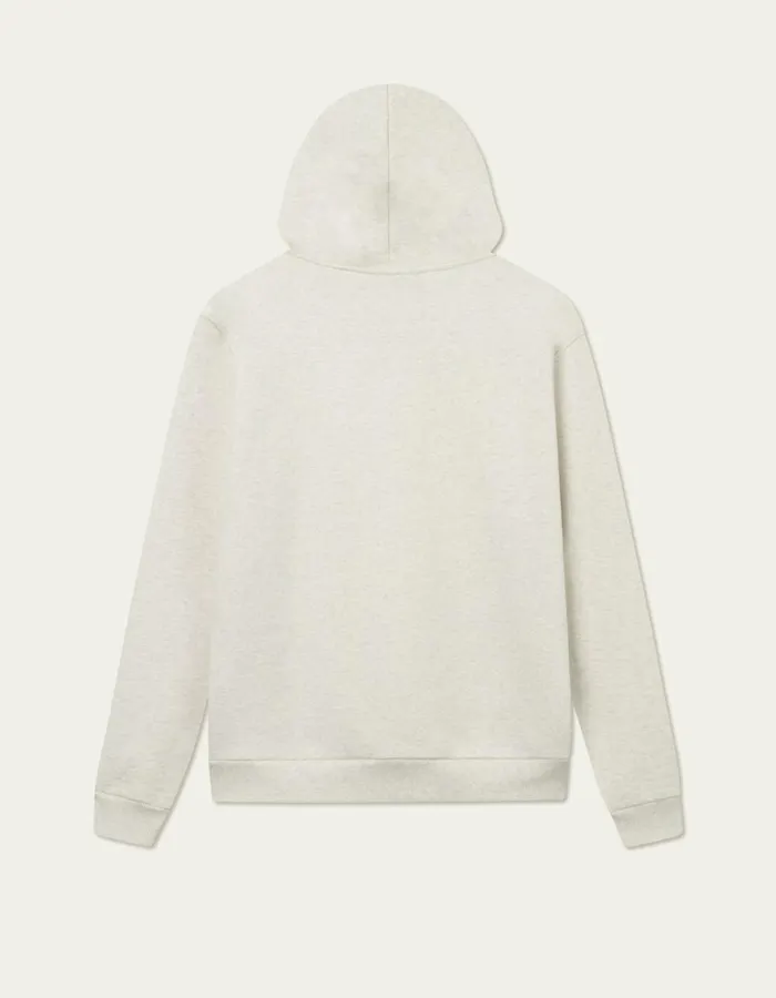 HoodiesSweatshirts Men Les Deux Crew Hoodie 8211 Snow MelangeWhite