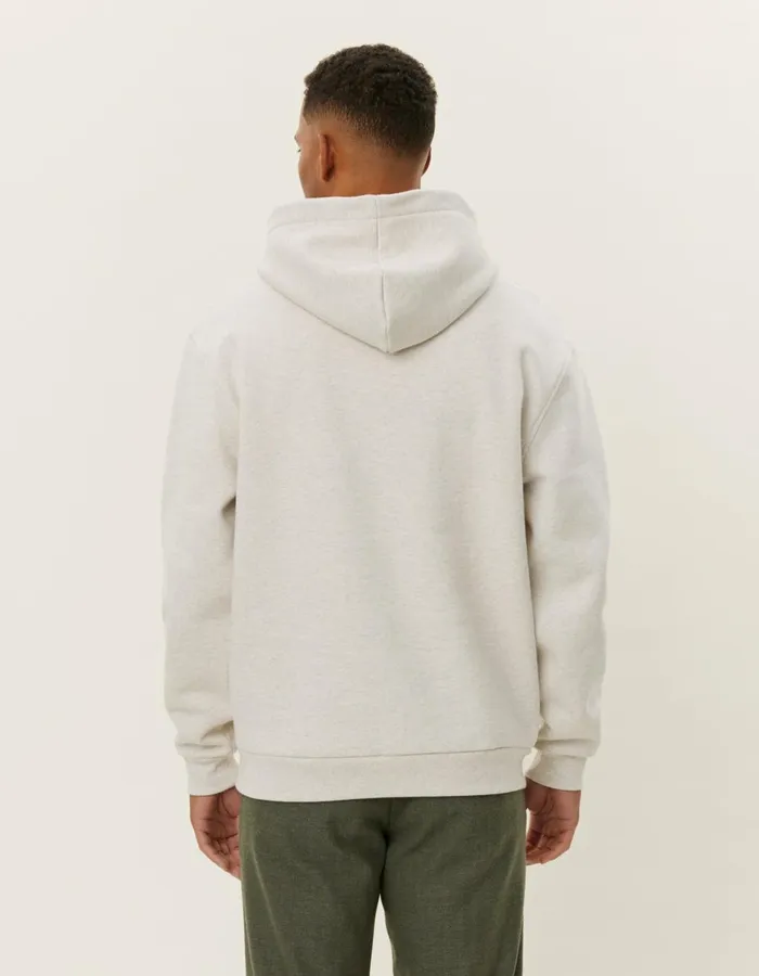 HoodiesSweatshirts Men Les Deux Crew Hoodie 8211 Snow MelangeWhite