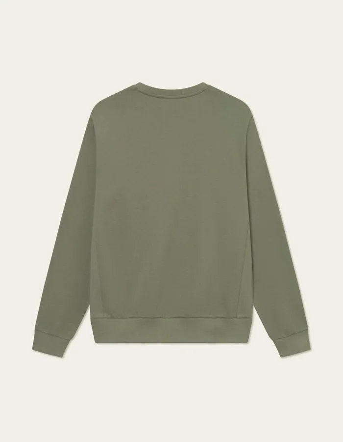 HoodiesSweatshirts Men Les Deux Dexter Sweatshirt 8211 Lichen Green