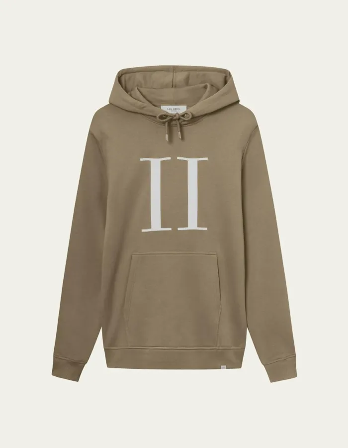 HoodiesSweatshirts Men Les Deux Encore Hoodie 8211 WalnutWhite