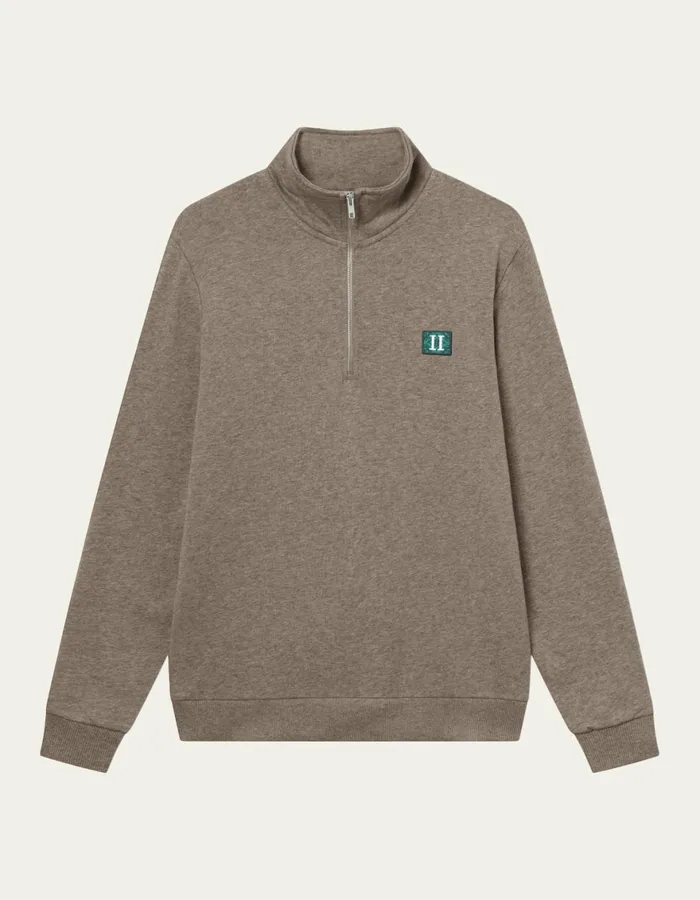 HoodiesSweatshirts Men Les Deux Piece HalfZip Sweatshirt 20 8211 Mountain Grey MelangePosy Green HoodiesSweatshirts Men Les Deux Piece HalfZip Sweatshirt 20 8211 Mountain Grey MelangePosy Green