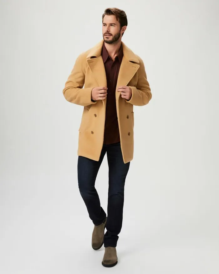 Jackets and Coats Men PAIGE Adamson Coat 8211 Natural Teak Jackets and Coats Men PAIGE Adamson Coat 8211 Natural Teak