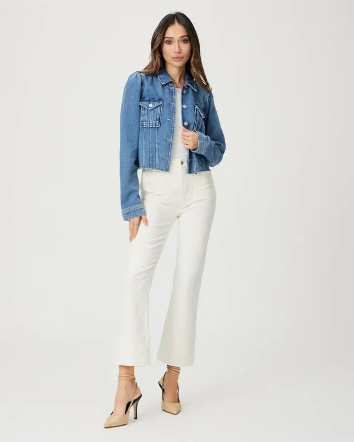 Jackets and Coats Women PAIGE Cropped Pacey Denim Jacket 8211 Selah Jackets and Coats Women PAIGE Cropped Pacey Denim Jacket 8211 Selah