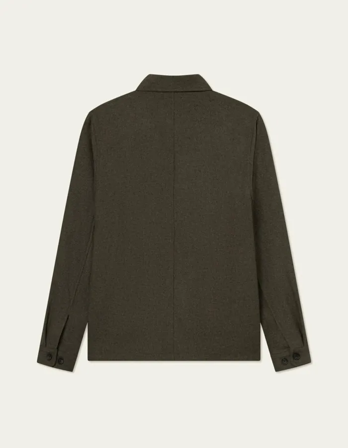 JacketsCoats Men Les Deux Como Coach Wool Jacket 8211 Bungee Cord Melange