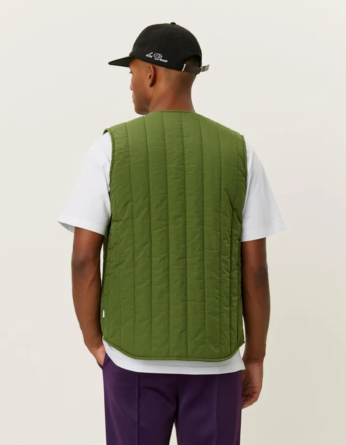 JacketsCoats Men Les Deux Martin Vest 8211 Chive Green