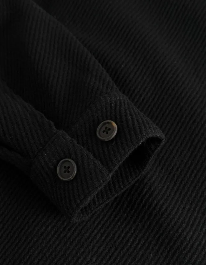 JacketsCoats Men Les Deux Nash Wool Hybrid Jacket 30 8211 BlackBlack