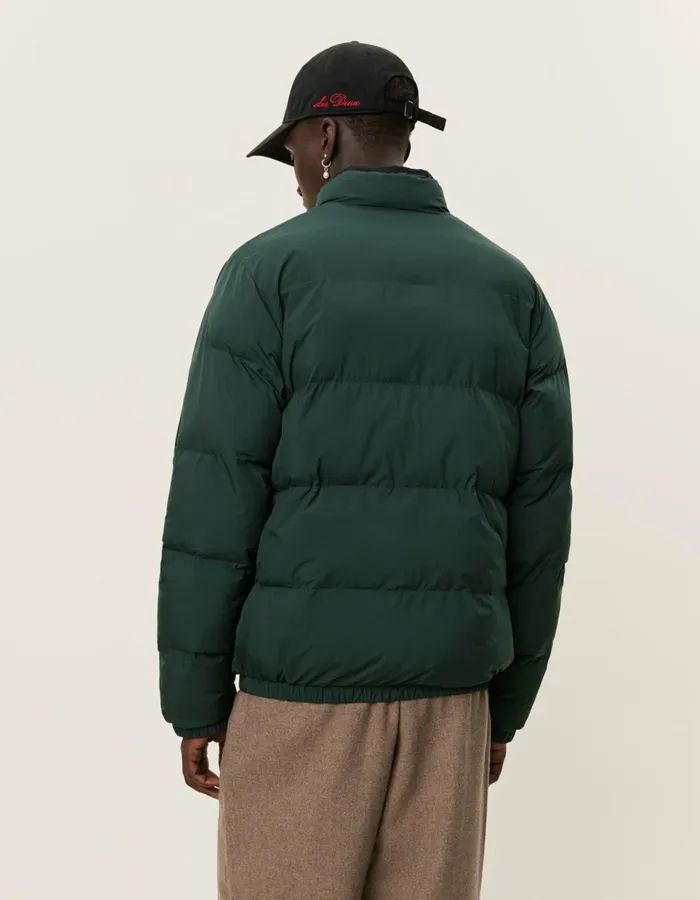 JacketsCoats Men Les Deux Newport Padded Jacket 8211 Pine Green