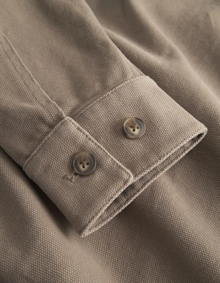 JacketsCoats Men Les Deux Robert Canvas Jacket 8211 Walnut