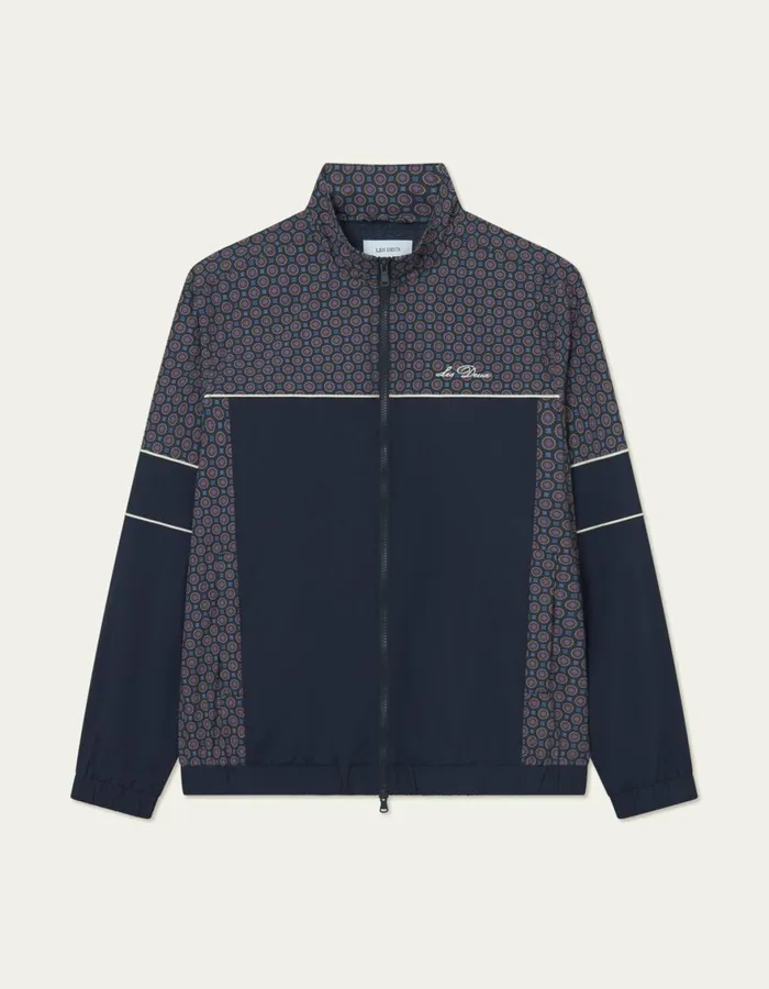 JacketsCoats Men Les Deux Smith Track Jacket 8211 Dark Navy