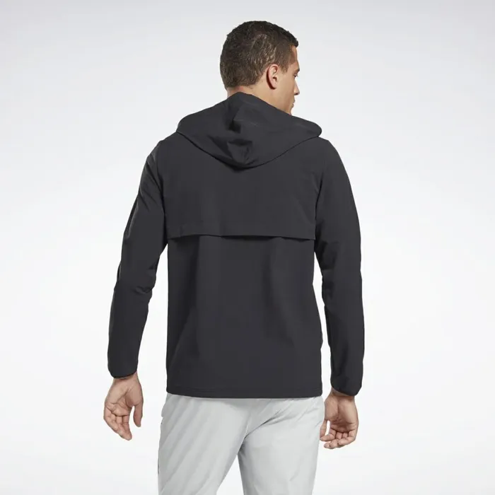 Jackets Mens Reebok Performance Zip Up Hoodie Black
