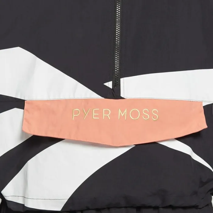 Jackets MensWomens Reebok By Pyer Moss Pullover Windbreaker Black
