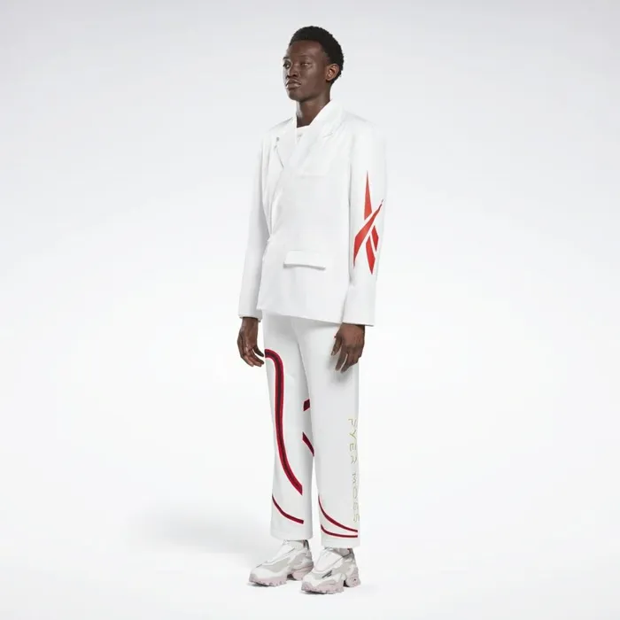 Jackets MensWomens Reebok By Pyer Moss Wrap Blazer White
