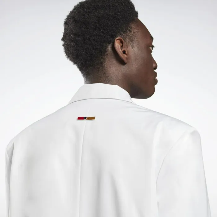 Jackets MensWomens Reebok By Pyer Moss Wrap Blazer White