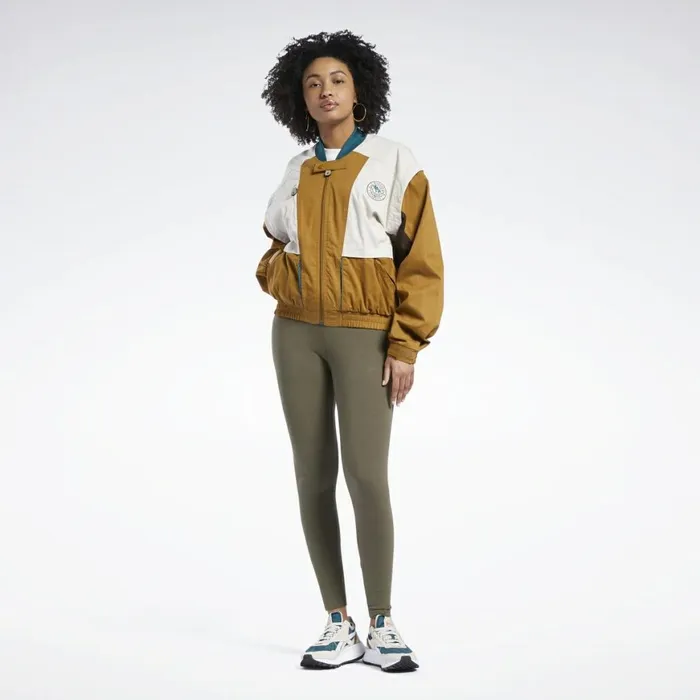 Jackets Womens Reebok Classics Archive ZipUp Jacket Sepia